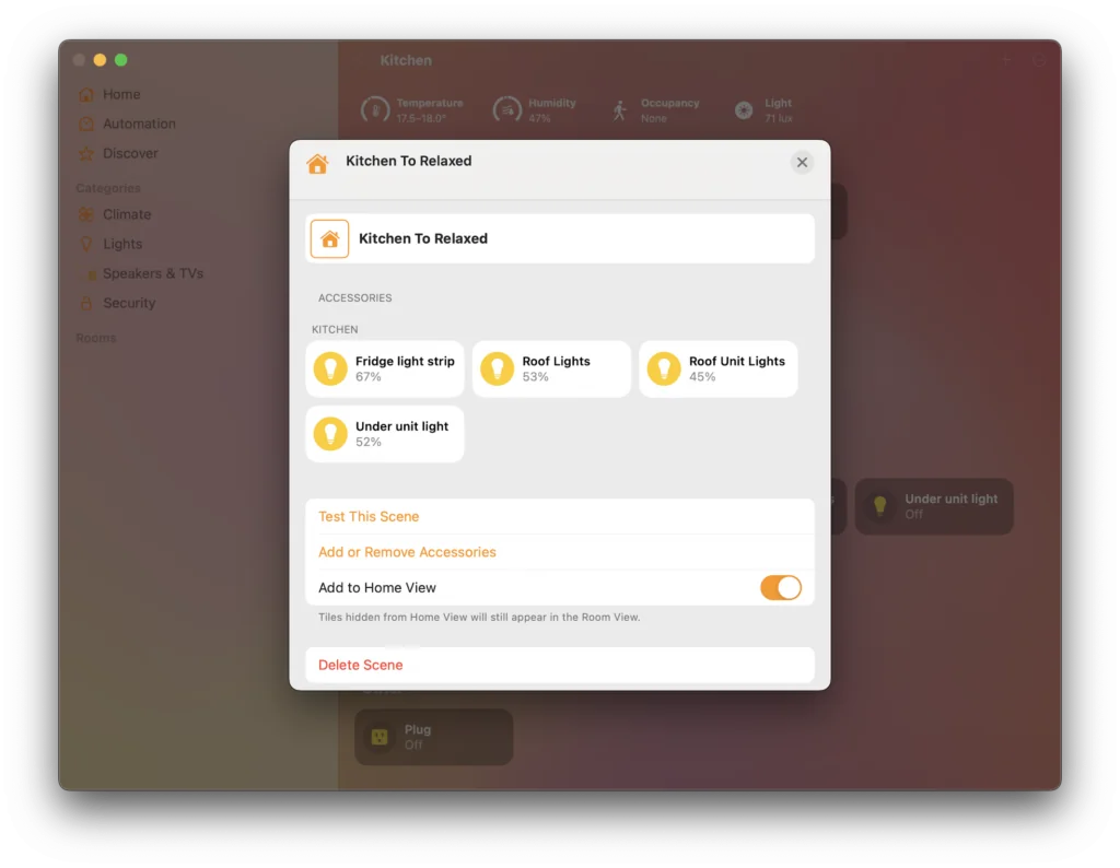 Getting Started with Apple Homekit: Scenes