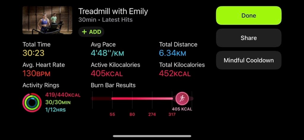 Treadmill with Emily. 