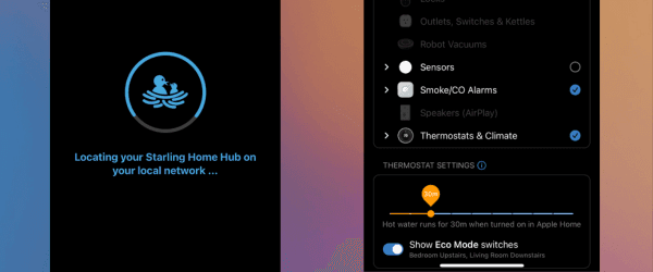 nest learning thermostat to Apple Home