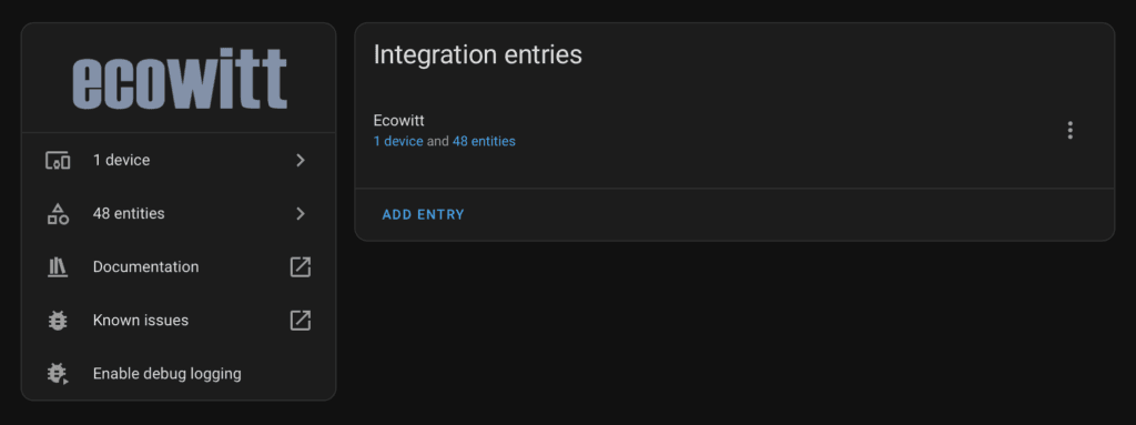 Ecowitt and home assistant
