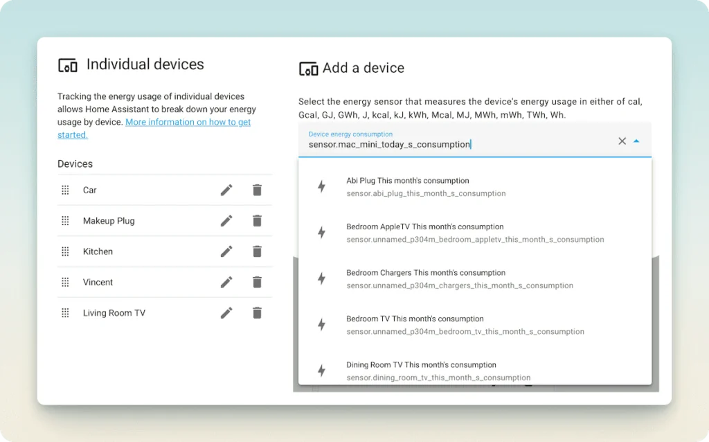How to add a plug to the energy dashboard