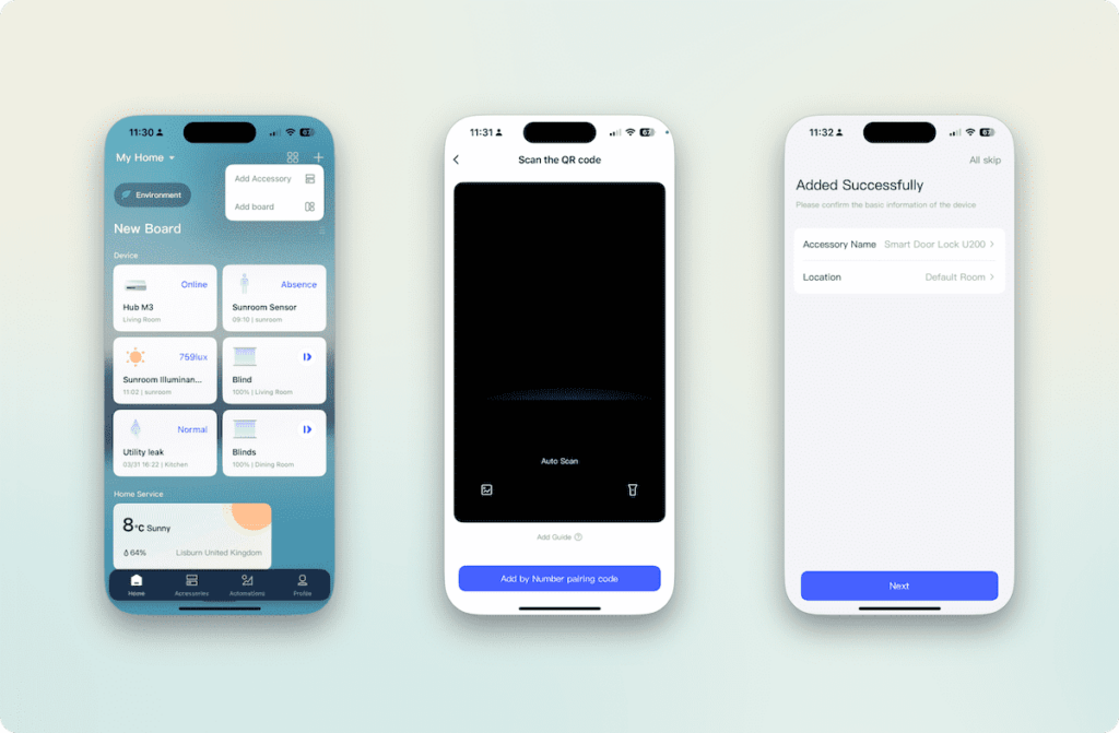 Aqara Smart Lock U200 Installation 