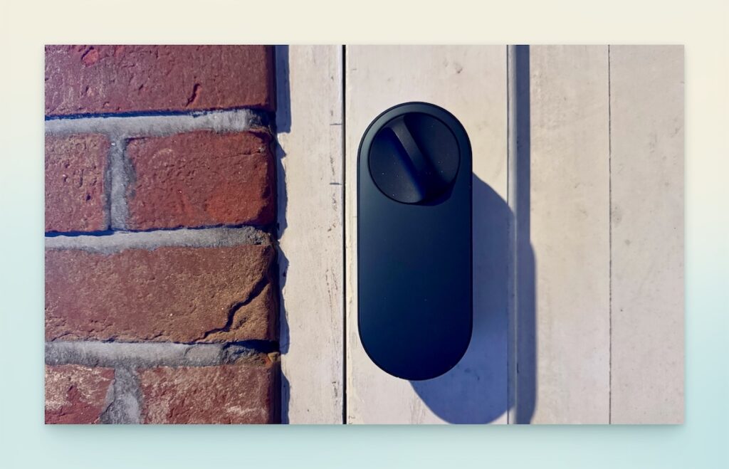 Aqara smart lock installed