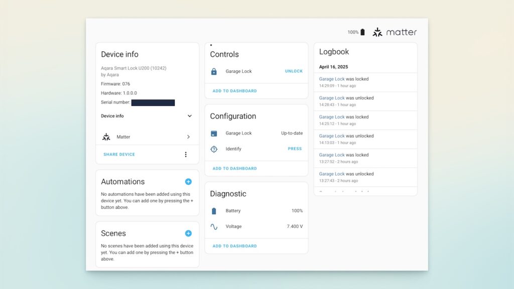 Aqara U200 in Home Assistant 