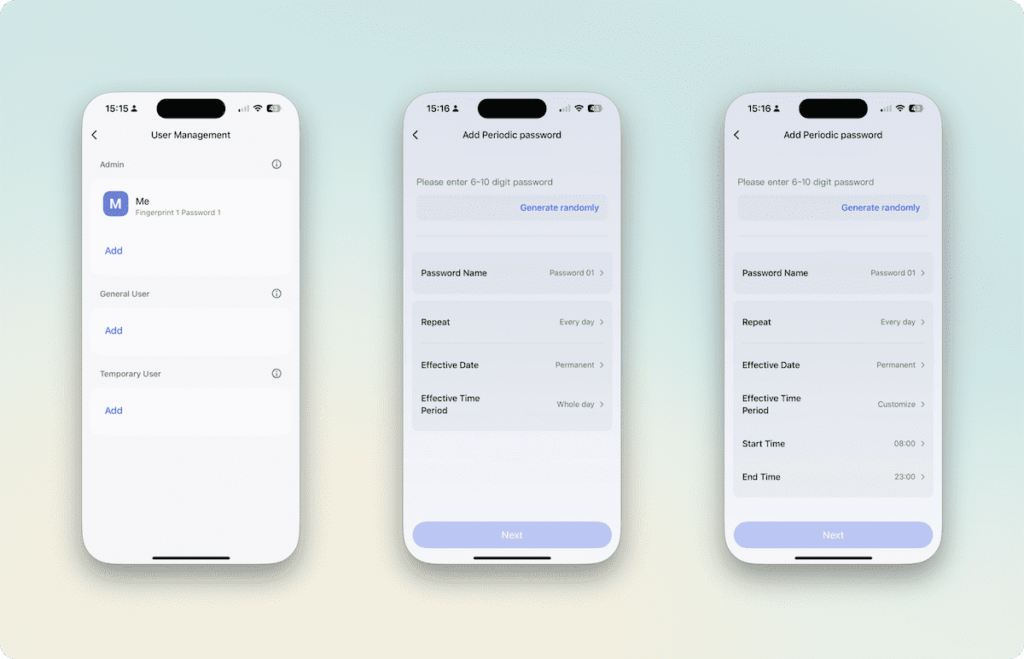 Aqara Smart Locks Temporary User Access 