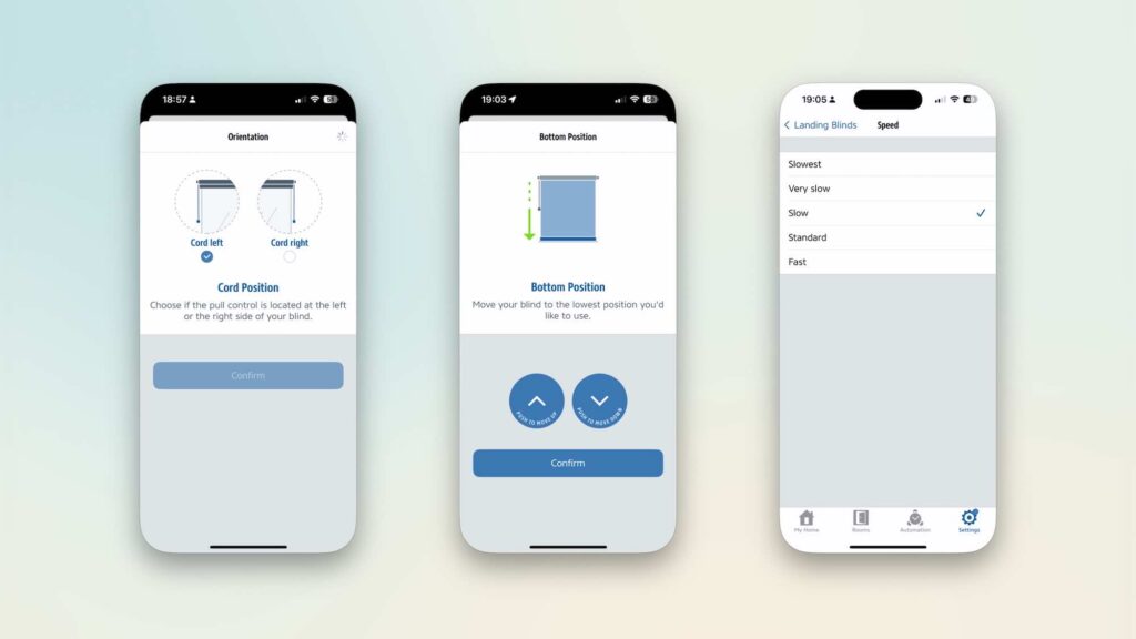 Calibrating the Motionblinds, Powered by Eve Home