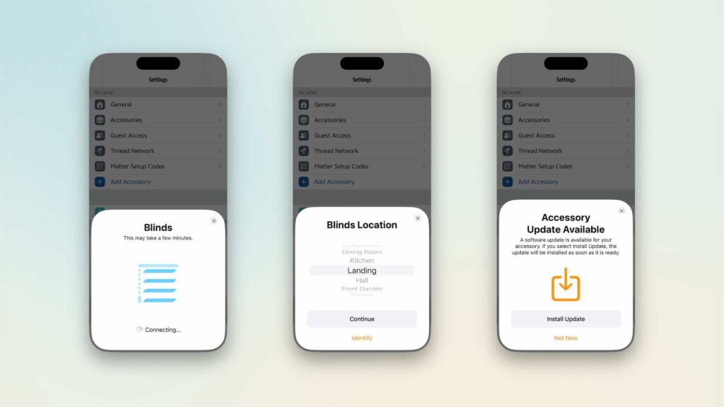Adding Motionblinds to Apple HomeKit
