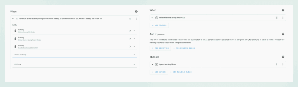 Home Assistant automations