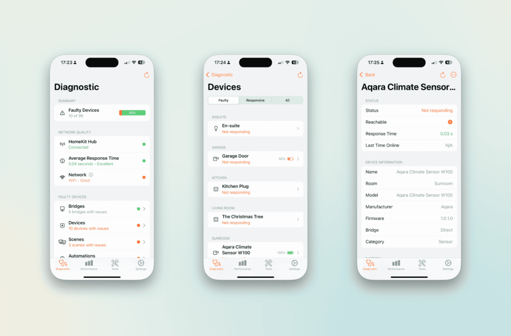 HomeCare for HomeKit first run