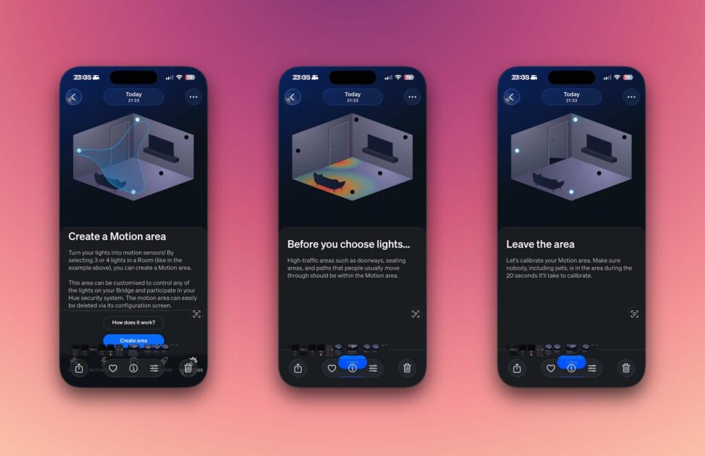 Philips Hue Motion Aware