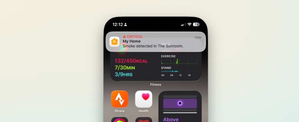 Apple Home Smoke Alarm