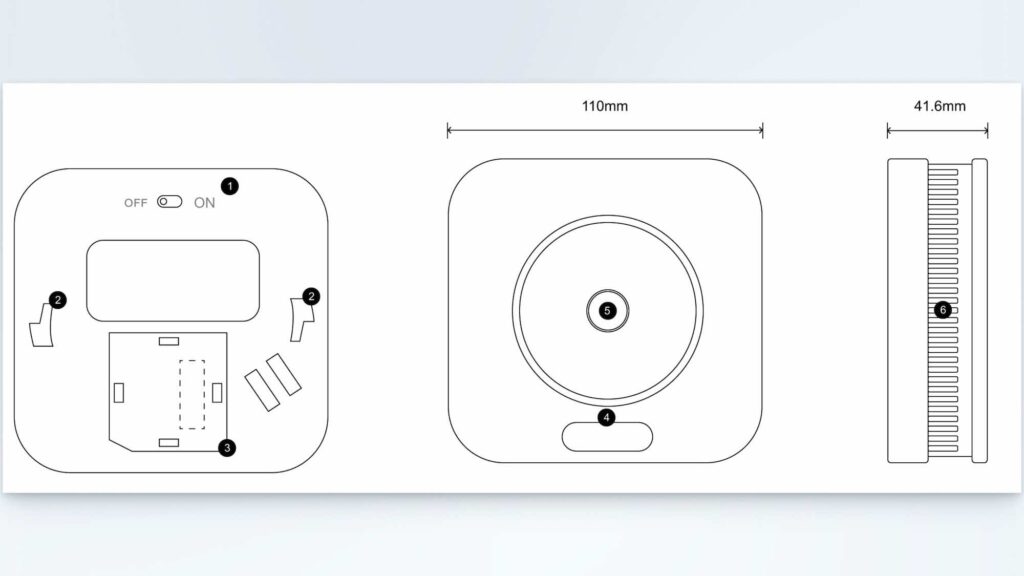 Sensereo MS-1 dimensions
