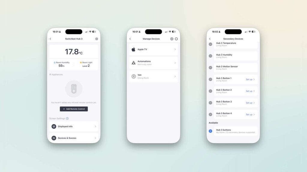 Setting up Matter automations on the SwitchBot Hub