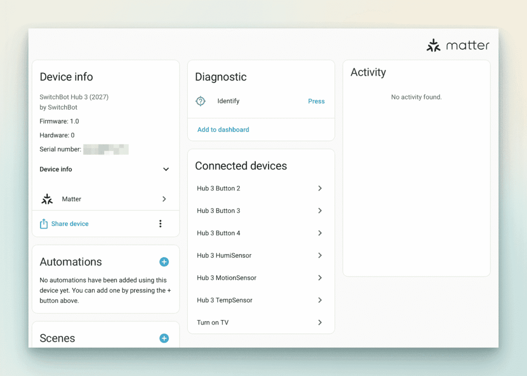 SwitchBot Hub 3 Home Assistant