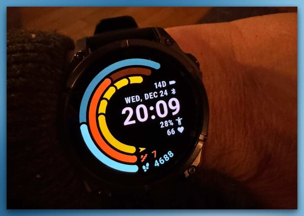 Garmin Fenix 9 Goals Watch Face